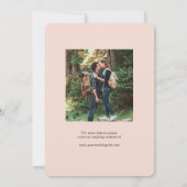 Typografie van het afspelen De Foto bewaart de Dat Save The Date (Achterkant)