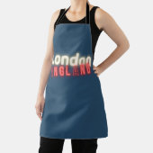Typografie van het hedendaagse Londense Neon Light Schort (Insitu)