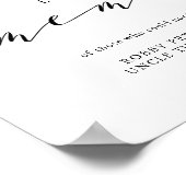 Typografie van het liefdevol gedenkteken voor brui poster (Hoek)