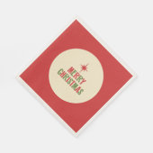 Typografie van het Mideeuwse kerst-kerstrepografie Servet (Hoek)