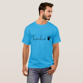 Typografie van leraren t-shirt (Voorkant volledig)