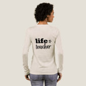 Typografie van leraren Tri-Blend shirt (Achterkant)