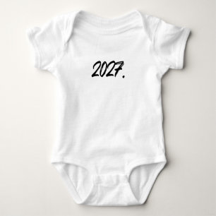 Typografie van penseel met inkt 2027 romper