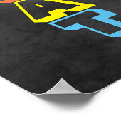 typografie van poster voor keuken kleurrijk modern (Hoek)