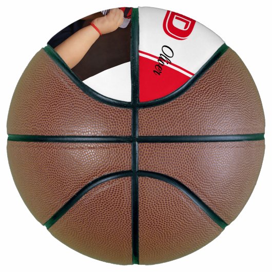 Typografie van Red Best Pap Ever Vader Basketbal (Rechts)