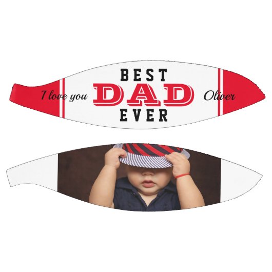 Typografie van Red Best Pap Ever Vader Basketbal (Panelen)