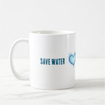 Typografie van Save Water Environmental Conservati