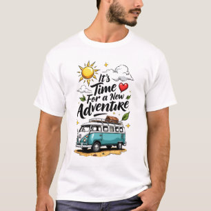 Typografie van trendy adventure-citaten t-shirt