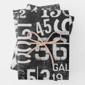  Typografie Verpakkingspapier voor ontkoppeling Inpakpapier Vel (In situ)