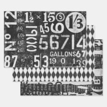  Typografie Verpakkingspapier voor ontkoppeling