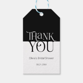 Typografie Vlinder vrijgezellenfeest dank u Cadeaulabel