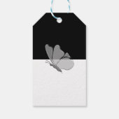 Typografie Vlinder vrijgezellenfeest dank u Cadeaulabel (Achterkant)