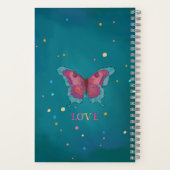  Typografie Vlinders Naam Notitieboek (Achterkant)