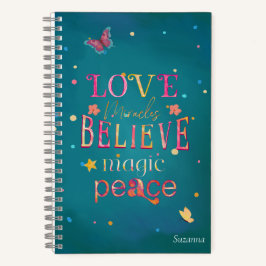  Typografie Vlinders Naam Notitieboek