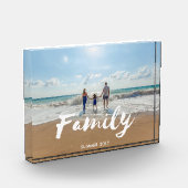 Typografie voor familiepenselen fotoblokken (Links)