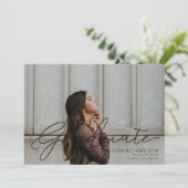 Typografie voor foto- en zwarte handschriftenfotog kaart (Staand voorkant)