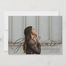 Typografie voor foto- en zwarte handschriftenfotog kaart