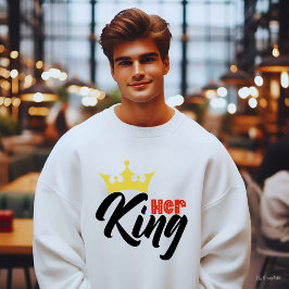 Typografie voor haar koning jubileum trui