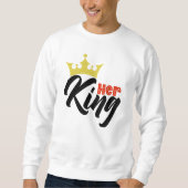 Typografie voor haar koning jubileum trui (Voorkant)