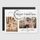 Typografie voor heerlijk en vrolijk kerstfeest Mul (Voorkant / Achterkant)