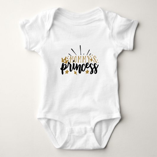 Typografie voor Moederdag Prinses Romper (Voorkant)
