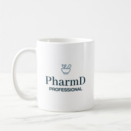 Typografie voor professionele identiteit van Pharm Koffiemok