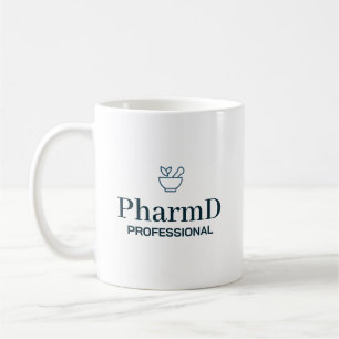 Typografie voor professionele identiteit van Pharm Koffiemok