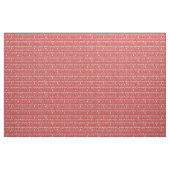 Typografie voor rode en witte kerst stof (Yard (91,4 cm))