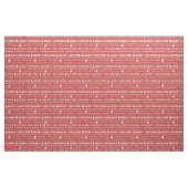 Typografie voor rode en witte kerst stof (Fat Quarter)