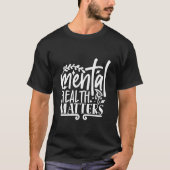 Typografie voor welzijn t-shirt (Voorkant)