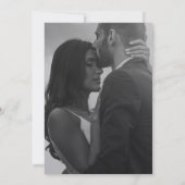 Typografie voor zwart-witkalligrafie kaart (Achterkant)