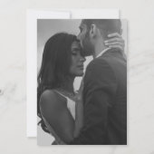 Typografie voor zwart-witkalligrafie kaart (Achterkant)