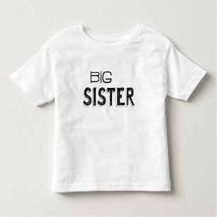 Typografie voor zwarte en witte zuster kinder shirts
