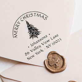  typografie | Vroegere kerstboom | Zelfinktende Stempel