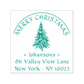 typografie | Vroegere kerstboom | Zelfinktende Stempel (Design)