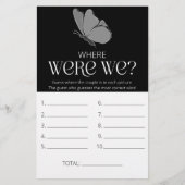 Typografie Waar waren we vrijgezellenfeest spel (Voorkant)