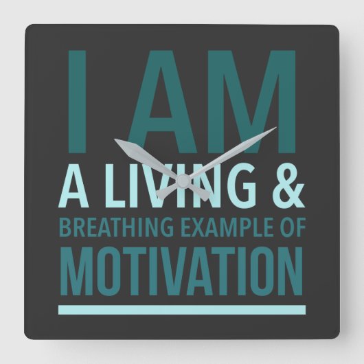 Typografie Wall klok (Voorkant)