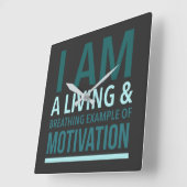 Typografie Wall klok (Hoek)