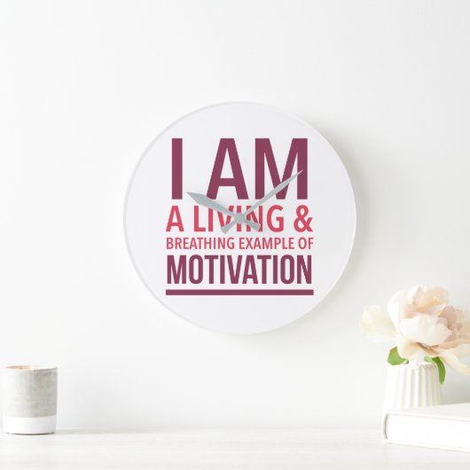 Typografie Wandklok (Huis)