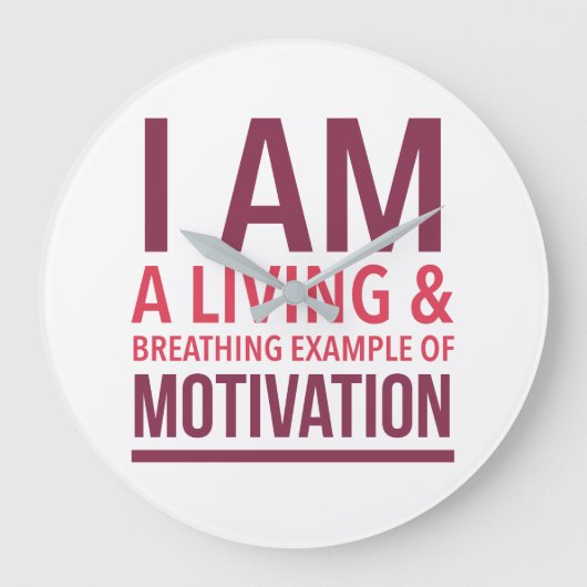 Typografie Wandklok (Voorkant)