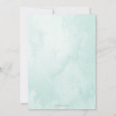 Typografie Waterverf Geslacht Groen goud Kaart (Achterkant)