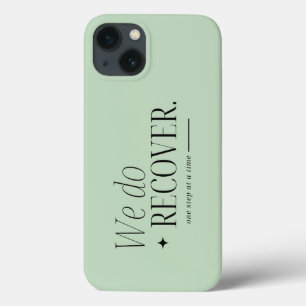 Typografie We doen herstellen, nuchterheid onderst Case-Mate iPhone Case