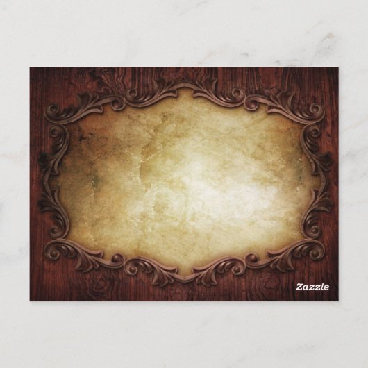 Typografie westerne land bruiloft Dank u Briefkaart (Achterkant)