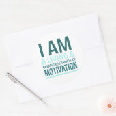 Typografie Zelfmotivatie Sticker (Envelop)