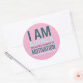 Typografie Zelfmotivatie Sticker (Envelop)