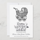 Typografie Zwangerschap Aankondiging (Voorkant)