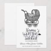 Typografie Zwangerschap Aankondiging (Voorkant / Achterkant)