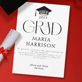 Typografie Zwart-wit Geen fotoaankondiging Aankondiging