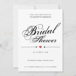 Typografie Zwart wit Vrijgezellenfeest Modern Eenv Kaart