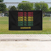 Typografie Zwarte Geschiedenis Juni 19 1865 Junete Spandoek (Insitu)